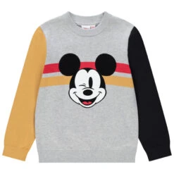 Pull En Tricot Motif Mickey Disney Pour Enfant Garçon