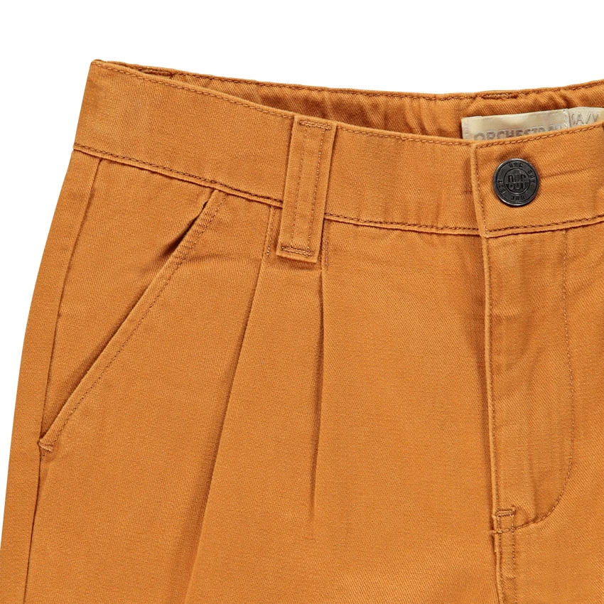 Pantalon Chino Moutarde Pour Enfant Garçon 3 Pantalon Chino Moutarde Pour Enfant Garçon – Image 3