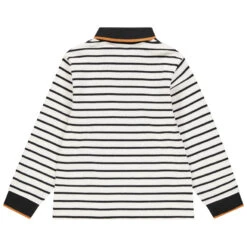 Polo Manches Longues Côtelé Rayé Pour Enfant Garçon -Orchestra HGAM99 ECR 2 X