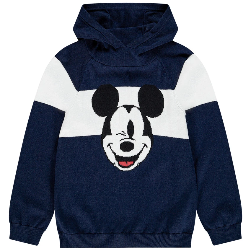 Pull à Capuche En Tricot Mickey Disney Pour Enfant Garçon 1 Pull à Capuche En Tricot Mickey Disney Pour Enfant Garçon