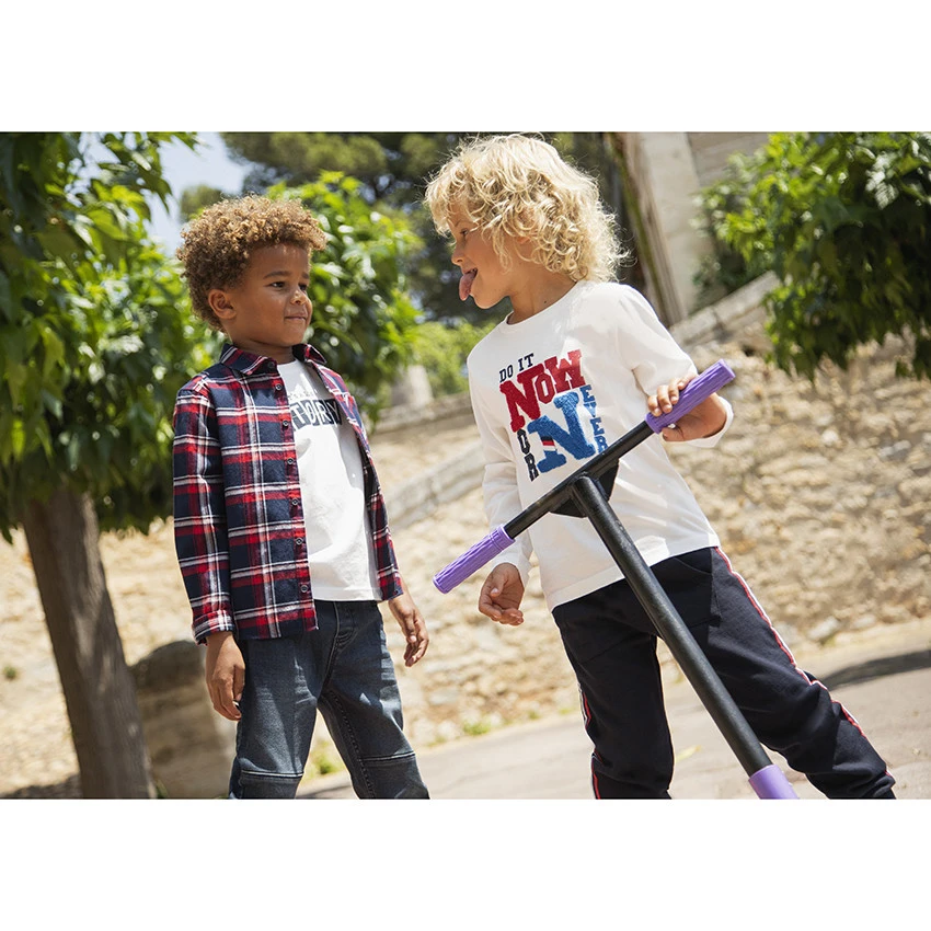 Pantalon De Jogging En Molleton à Bandes Contrastées Pour Enfant Garçon 6 Pantalon De Jogging En Molleton à Bandes Contrastées Pour Enfant Garçon – Image 6