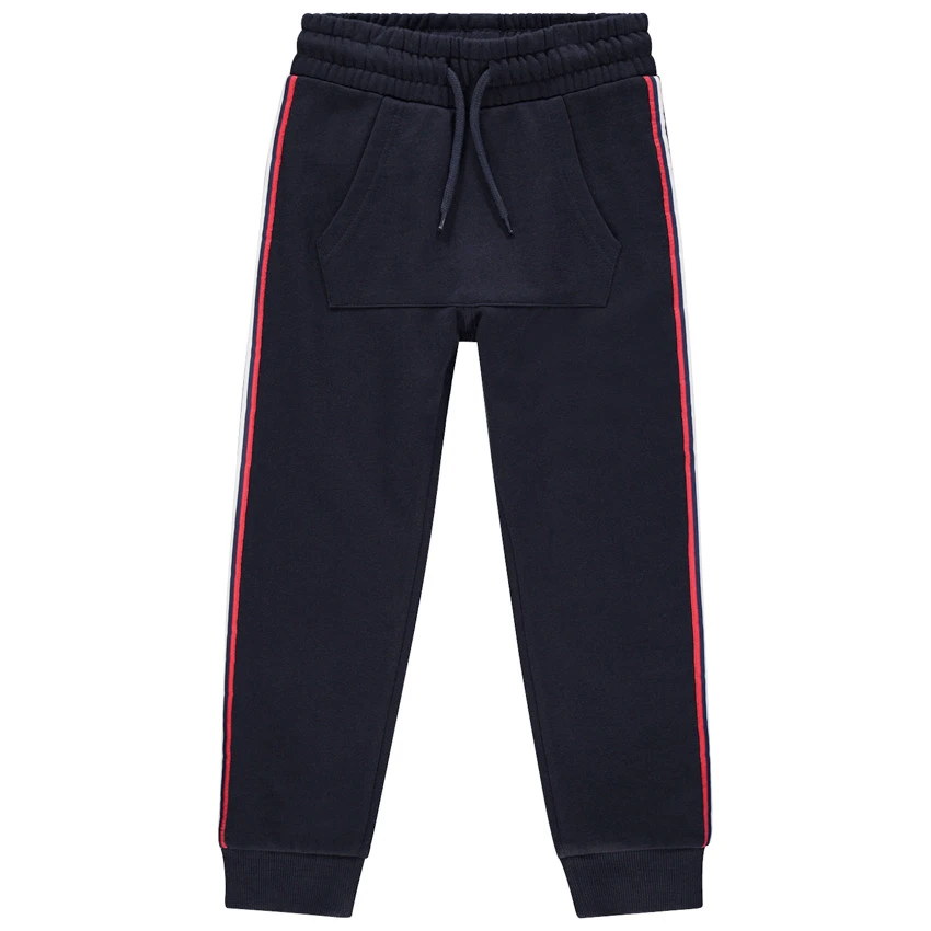Pantalon De Jogging En Molleton à Bandes Contrastées Pour Enfant Garçon 1 Pantalon De Jogging En Molleton à Bandes Contrastées Pour Enfant Garçon