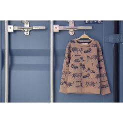 Sweat En Molleton Marron Imprimé Tigres Pour Enfant Garçon 7 Sweat En Molleton Marron Imprimé Tigres Pour Enfant Garçon -Orchestra HGAM9S MAR 10 X