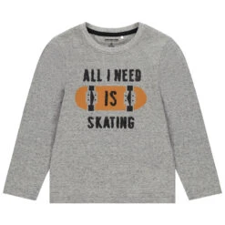 T-shirt Manches Longues à Sequins Magiques Pour Enfant Garçon