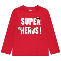 T-shirt Manches Longues Print Super-héros Batman Pour Enfant Garçon