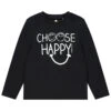 T-shirt Manches Longues En Coton Print Smiley