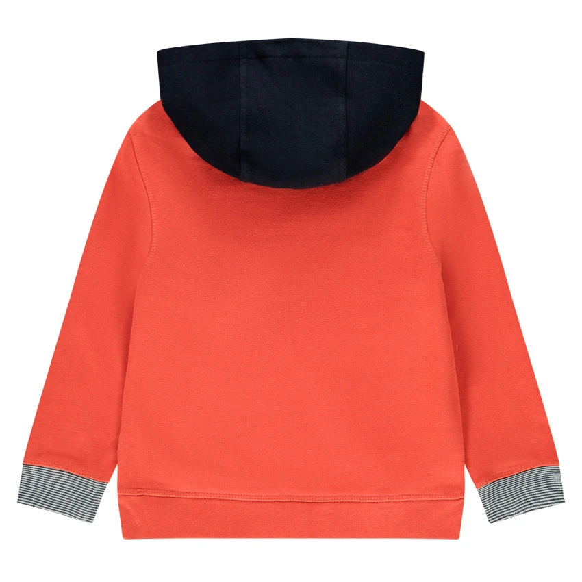 Sweat En Molleton Bicolore à Message Printé Pour Enfant Garçon 3 Sweat En Molleton Bicolore à Message Printé Pour Enfant Garçon – Image 3