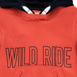 Sweat En Molleton Bicolore à Message Printé Pour Enfant Garçon 9 Sweat En Molleton Bicolore à Message Printé Pour Enfant Garçon -Orchestra HGAMBU RGM 3 X