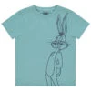 T-shirt Manches Courtes En Coton Print Bugs Bunny