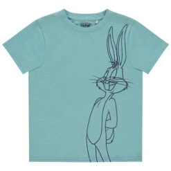 T-shirt Manches Courtes En Coton Print Bugs Bunny