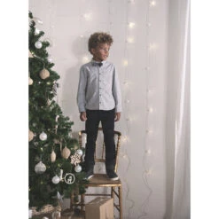 Chemise Manches Longues Imprimée Avec Noeud Papillon Amovible -Orchestra HGAMC8 GRM 10 X