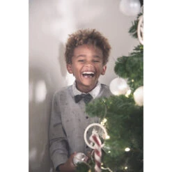 Chemise Manches Longues Imprimée Avec Noeud Papillon Amovible -Orchestra HGAMC8 GRM 11 X