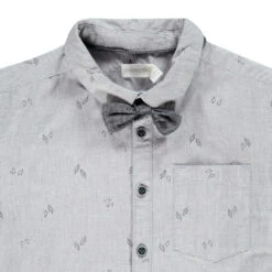 Chemise Manches Longues Imprimée Avec Noeud Papillon Amovible -Orchestra HGAMC8 GRM 3 X