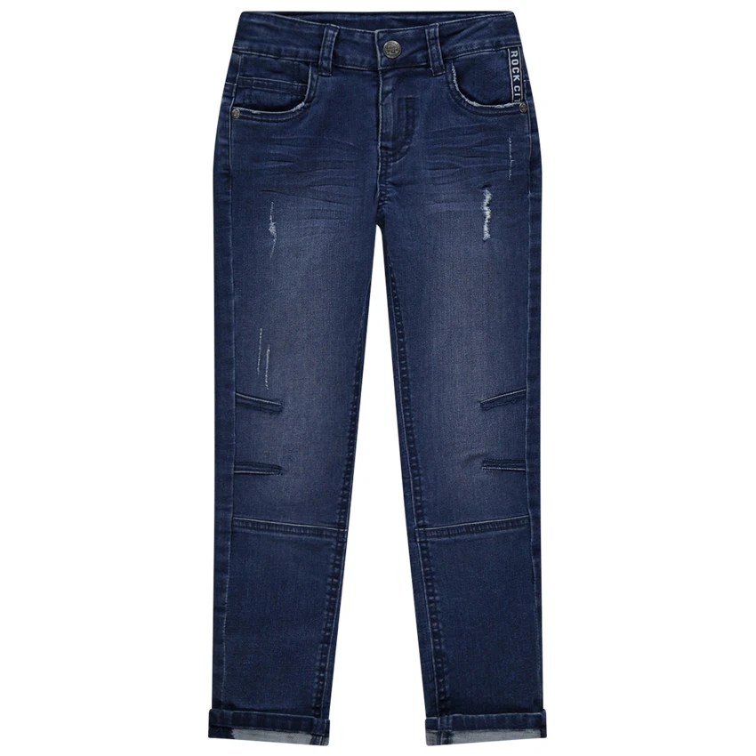 Jean Effet Délavé Skinny Pour Enfant Garçon 1 Jean Effet Délavé Skinny Pour Enfant Garçon