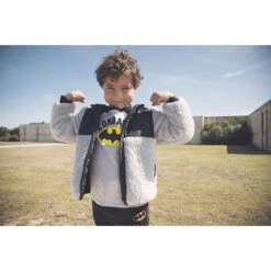 Jean Droit Effet Délavé à Badges Super-héros Pour Enfant Garçon -Orchestra HGAMCC NOI 11 X