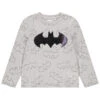 T-shirt Manches Longues Imprimé Logo Batman En Sequins Pour Enfant Garçon