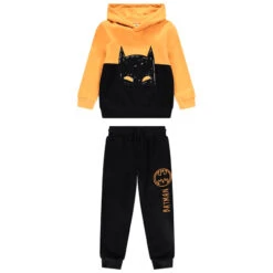 Jogging En Molleton Bicolore Print Batman Pour Enfant Garçon