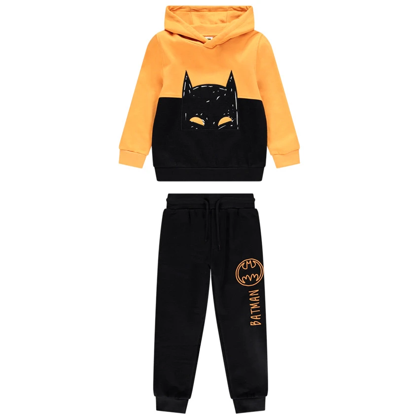 Jogging En Molleton Bicolore Print Batman Pour Enfant Garçon 1 Jogging En Molleton Bicolore Print Batman Pour Enfant Garçon