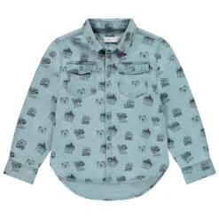 Chemise Manches Longues à Imprimés Esprit Forêt Pour Enfant Garçon