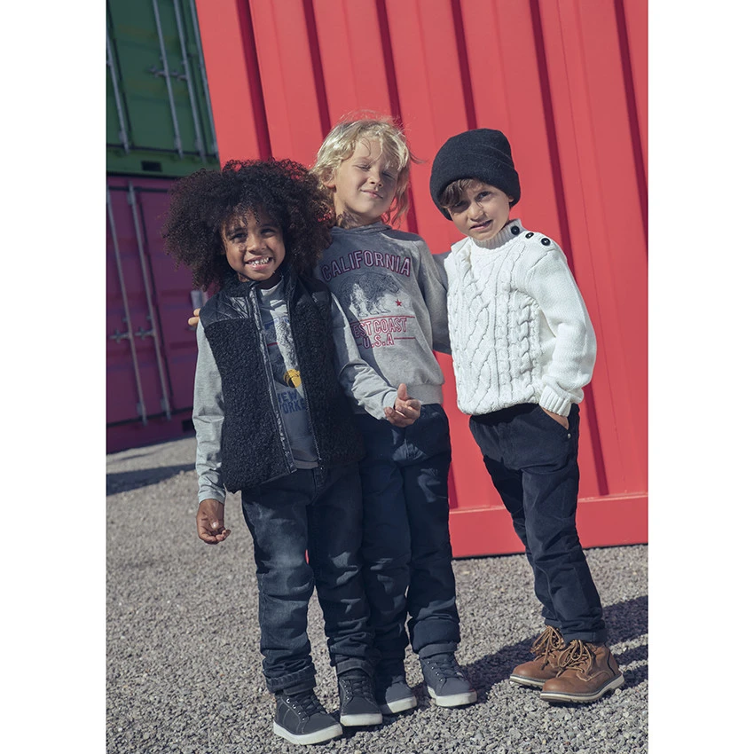 Pull En Tricot à Jeux De Mailles Pour Enfant Garçon 6 Pull En Tricot à Jeux De Mailles Pour Enfant Garçon – Image 6