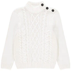 Pull En Tricot à Jeux De Mailles Pour Enfant Garçon