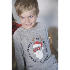 Pyjama En Jersey épais Print Père Noël Pour Enfant Garçon -Orchestra HGAMDY GRM 12 X