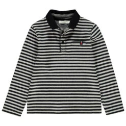 Polo Manches Longues Rayé Pour Enfant Garçon