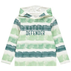 T-shirt Manches Longues à Capuche Tie And Dye Pour Enfant Garçon