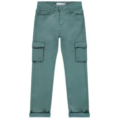 Pantalon Cargo Bleu Pour Enfant Garçon
