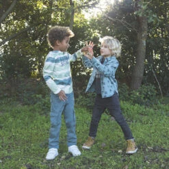 T-shirt Manches Longues Pour Enfant Garçon Print Montagnes -Orchestra HGAMEJ GRF 13 X