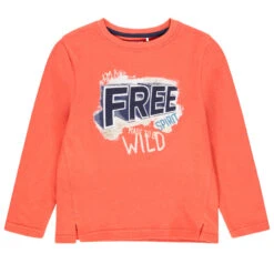 T-shirt Manches Longues à Message Printé Pour Enfant Garçon