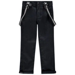 Pantalon Chino à Bretelles Amovibles Pour Enfant Garçon