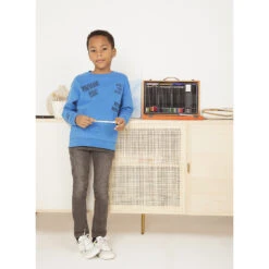 Sweat En Molleton Print Fantaisie Pour Enfant Garçon -Orchestra HGAMFH BLM 10 X