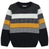 Pull En Tricot à Rayures Fantaisie Pour Garçon