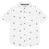 Chemise Manches Courtes Col Mao Pour Garçon