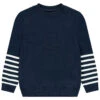 Pull En Tricot à Rayures Et Motifs Pour Garçon