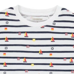 Ensemble De Plage T-shirt Rayé + Short Pour Garçon 6 Ensemble De Plage T-shirt Rayé + Short Pour Garçon -Orchestra HGAMGS BLA 3 X