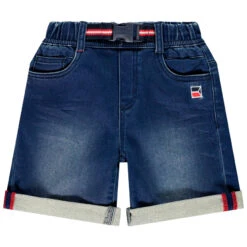 Bermuda En Jean Avec Ceinture Pour Garçon