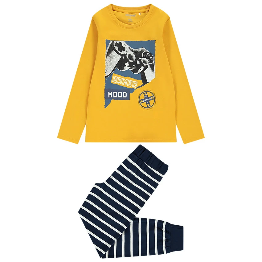 Pyjama En Coton Print Manette Pour Enfant Garçon 1 Pyjama En Coton Print Manette Pour Enfant Garçon