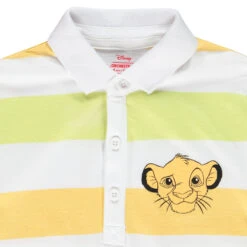 Polo Manches Courtes Larges Rayures Print Le Roi Lion Disney Pour Garçon -Orchestra HGAMHW JAM 3 X