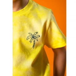 T-shirt Manches Courtes Tie And Dye Print Palmier Pour Garçon -Orchestra HGAMJH JAC 3 X