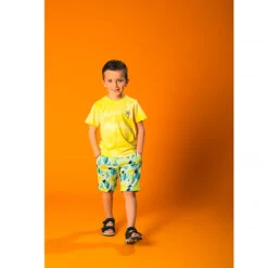 T-shirt Manches Courtes Tie And Dye Print Palmier Pour Garçon -Orchestra HGAMJH JAC 4 X