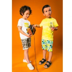 T-shirt Manches Courtes Tie And Dye Print Palmier Pour Garçon -Orchestra HGAMJH JAC 5 X