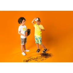 T-shirt Manches Courtes Tie And Dye Print Palmier Pour Garçon -Orchestra HGAMJH JAC 6 X