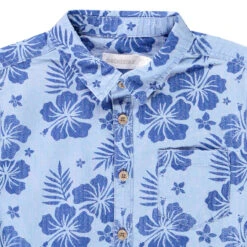 Chemise Manches Courtes Imprimé Fleuri Pour Garçon -Orchestra HGAMJK BLC 3 X