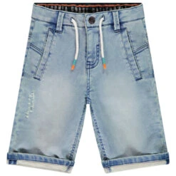 Bermuda Effet Jean Pour Garçon