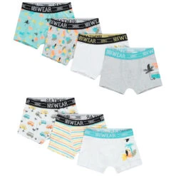 Lot De 7 Boxers Pour Garçon