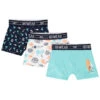 Lot De 3 Boxers Motifs Fantaisies