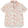 Chemise Manches Courtes En Coton Imprimé Palmiers Pour Garçon
