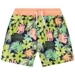 Short De Bain Imprimé Feuilles Pour Garçon